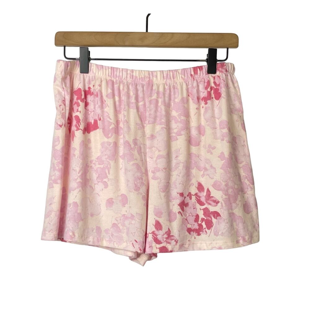 Como Blu | NWT Sleepwear Pink Tie Dye Loungewear Pull On Soft Comfortable Shorts